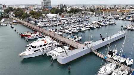 Historic Larnaca Marina Pier-1