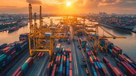 shipping trade port
