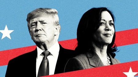 τραμπ καμαλα