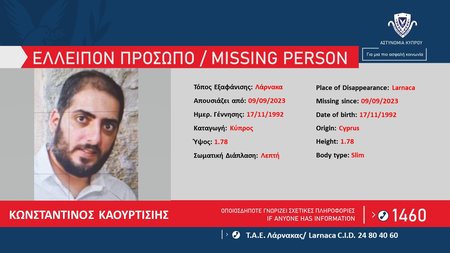 Ελλείπον Πρόσωπο ΤΑΕ Λάρνακας 09.09.2023