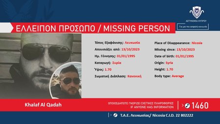 Ελλείπον Πρόσωπο ΤΑΕ Λευκωσίας 20.10.2023